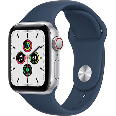 Apple Watch SE 2021 GPS/Cellular 40 mm Aluminum Silver/Abyss Blue Sports Strap
