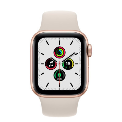 Apple Watch SE 2021 GPS/cellular 40mm Aluminum Gold Beige Strap