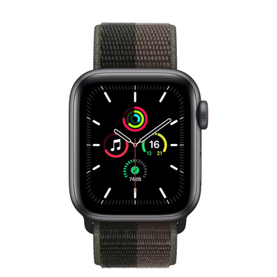 Apple Watch SE 2021 GPS/Cellular 40mm Space Gray Strap Strap Sports Tornado Gray