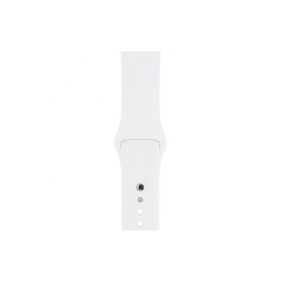 Apple Watch Series 3 42mm GPS Silver with white sports strap MTF22QL/A