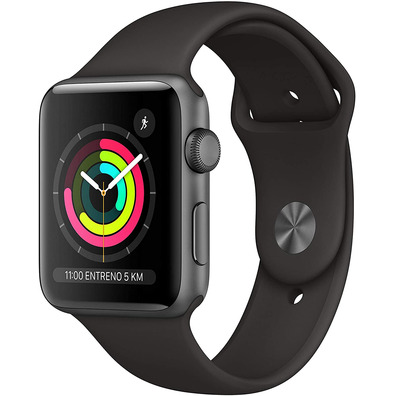 Apple Watch Series 3 GPS 42mm Space Grey Box/Black Sports Correa