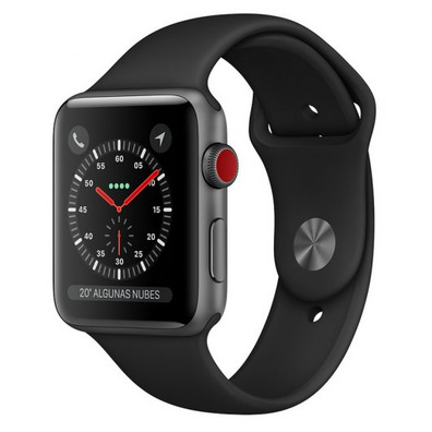 Apple Watch Series 3 GPS + Cellular 42mm Aluminum Black