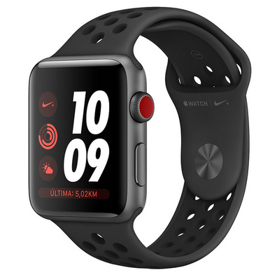 Apple Watch Series 3, Nike GPS system Cell 38mm Grey Space