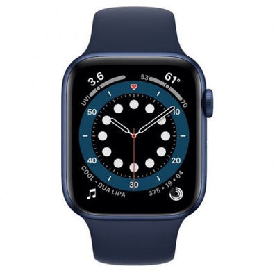 Apple Watch Series 6 44MM GPS Blue Aluminium Box and blue strap sport M09A3TY/A