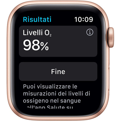 Apple Watch Series 6 GPS 44mm Aluminium Box at Gold/Correa Sports Pink Arena