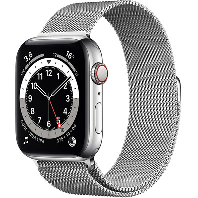 Apple Watch Series 6 GPS + Cell 44mm Stainless Steel Milanese Loop Silver