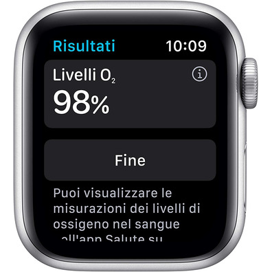 Apple Watch Series 6 GPS/Cellular 40mm Aluminium Box in Silver/White Sports Correa