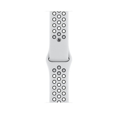 Apple Watch Series 6 GPS/Cellular 44mm Aluminum Case In Silver Strap Nike Sports Pure Platinum