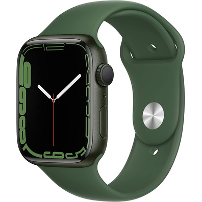 Apple Watch Series 7 GPS 45mm Box Aluminium Green/Green Sports Correa Trebol