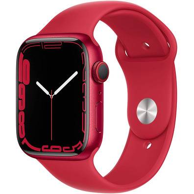 Apple Watch Series 7 GPS/Cellular 45 mm Red Aluminium/Red sports strap