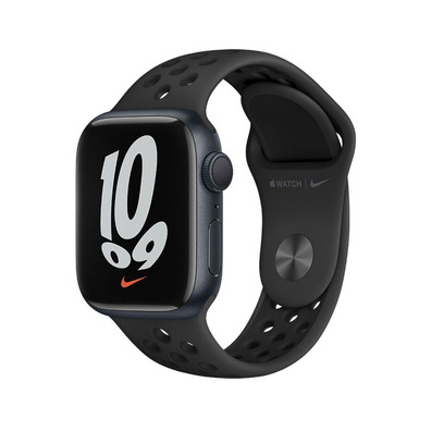 Apple Watch Series 7 Nike GPS 45 mm/Aluminum Box in Black Midnight/Nike Sports Correa