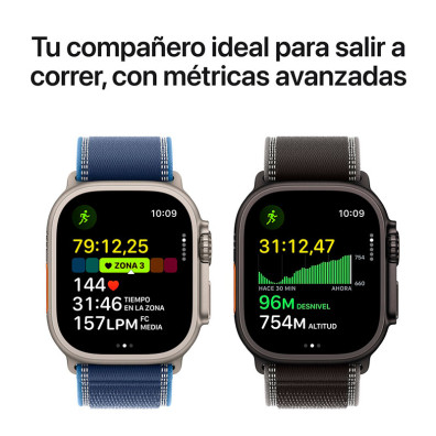 Apple Watch Ultra 3 GPS Cellular 49mm Titanium Alpine Strap Black Loop (L)