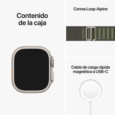 Apple Watch Ultra GPS/Cell 49mm Titanium Alpine Green S