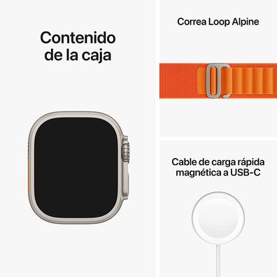 Apple Watch Ultra GPS/cell 49mm Titanium Orange S