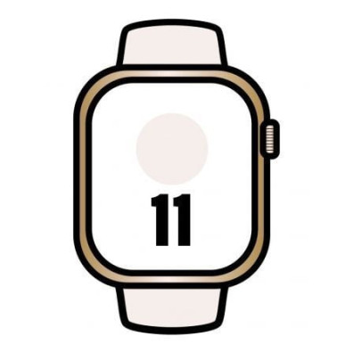 Apple Watch Series 11 Golden Titanium 46mm GPS Cellular Correa Rosa Rubor
