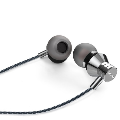 Aiwa ESTM-50SL Silver Headphones