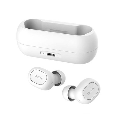 Headphones Bluetooth 5.0 QCY - QS1 White