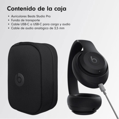 Bluetooth Beats Studio Pro ANC Black headphones