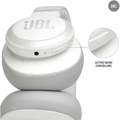 JBL Live 650BTNC White Bluetooth Headphones