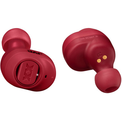 Red Bluetooth JVC HA-XC50T Headphones