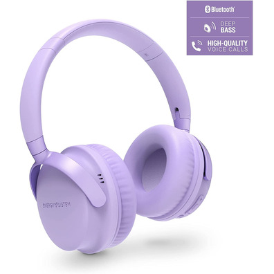 Bluetooth Micro Energy Sistem Style 3 Lavender Headphones