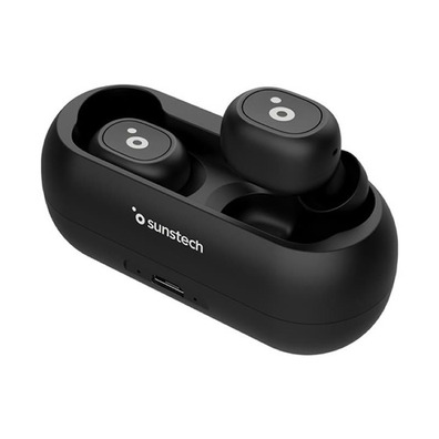 Sunstech Wavepods Lite Black BT5.0 TWS Bluetooth Headphones