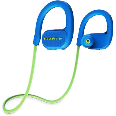 Energy Sister Running 2 Green Neon Sports Headphones