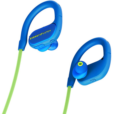 Energy Sister Running 2 Green Neon Sports Headphones