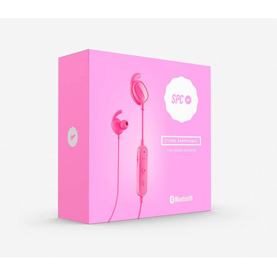 SPC Stork Pink Wireless Sports Headphones