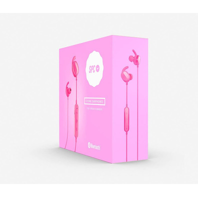SPC Stork Pink Wireless Sports Headphones