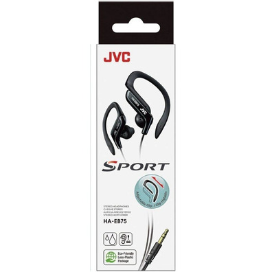 JVC HA-EB75 Jack 3.5 Negros Sports Headphones
