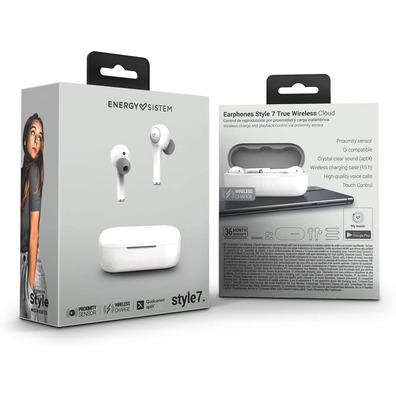 Headphones Energy Sistem Style 7 True White Bluetooth