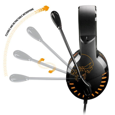 Gaming Headphones with Microphone Spirit of Gamer PRO-H3 MultiPlatform Edition Jack 3.5 Orange