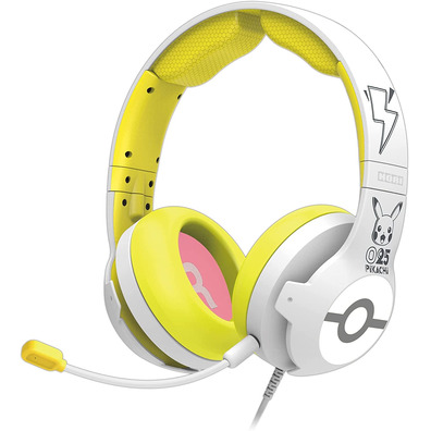 Gaming Hori Pro Pikachu Pop White Headphones