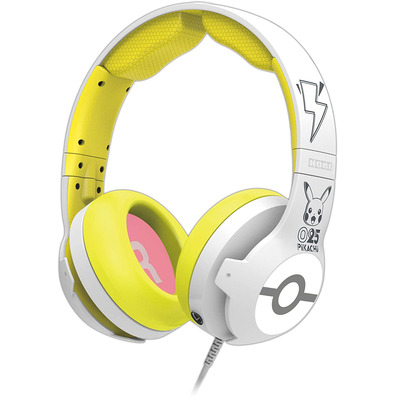 Gaming Hori Pro Pikachu Pop White Headphones