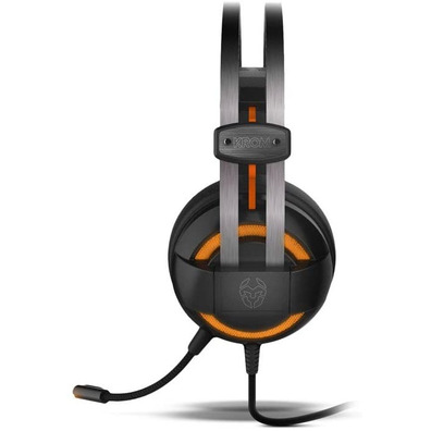 Gaming Krom Kode Black Headphones