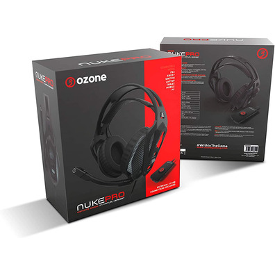 Gaming Ozone Nuke Pro Black PC/Xbox/PS4/Switch Headphones