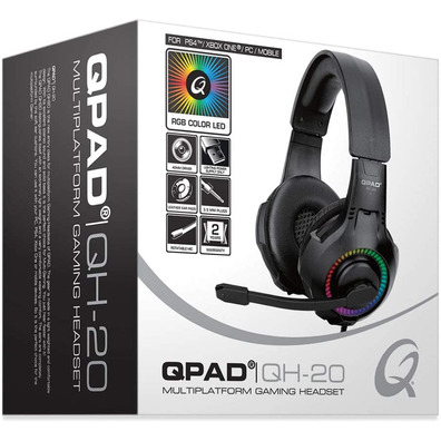 Gaming QPAD QH-20 RGB Stereo Headphones