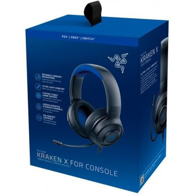 Headset Gaming Razer Kraken X PC/PS4/Xbox One