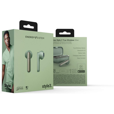 Headphones In-Ear Energy Sistem Style 3 True Olive