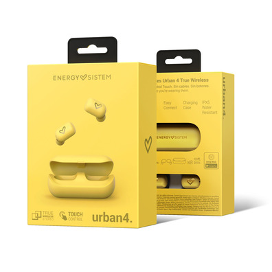 In-Ear Energy Sistem Urban 4 True Yellow BT Headphones