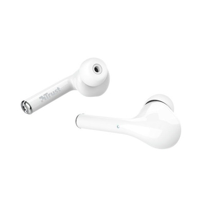 In-Ear Trust Nika Touch White BT5.0 TWS Headphones