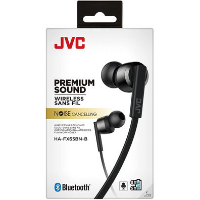 JVC HA-FX65BN Bluetooth Black Headphones