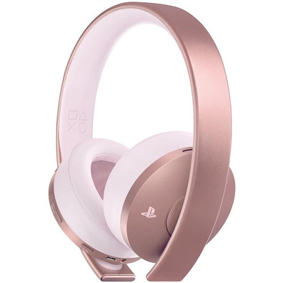 Headset Wireless Sony 7.1 Rose Gold PS4/PC/Mac