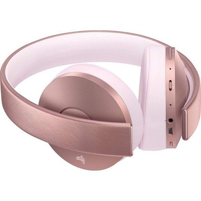 Headset Wireless Sony 7.1 Rose Gold PS4/PC/Mac