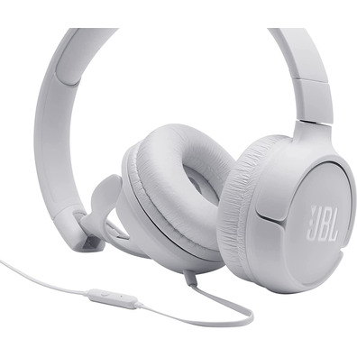 JBL Tune 500 Jack 3.5mm White Headphones