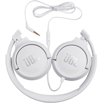 JBL Tune 500 Jack 3.5mm White Headphones