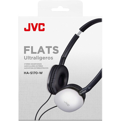 White JVC HA-S170 Headphones