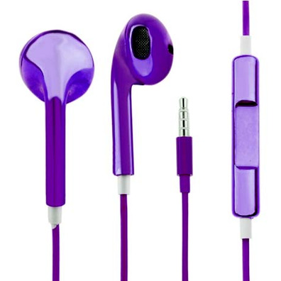 Headphones Handsfree for iPhone Purple