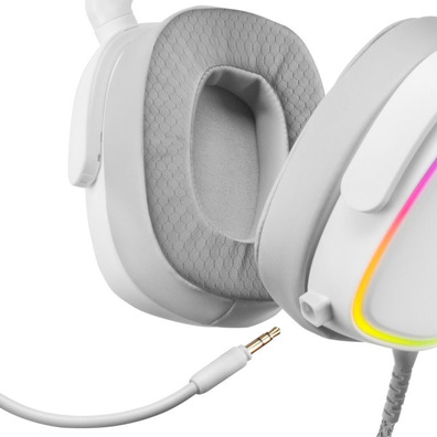 Mars Gaming MHAXW White RGB Headphones